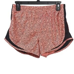Nike Dri-FIT Tempo Running Shorts Womens Small Coral Pebble Animal Print